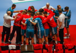 Team Belarus during the handball match Germany vs Belarus, Men’s EHF EURO 2022 Hungary, Slovakia, Bratislava, 14.01.2021, Mandatory Credit © Stanko Gruden / kolektiff